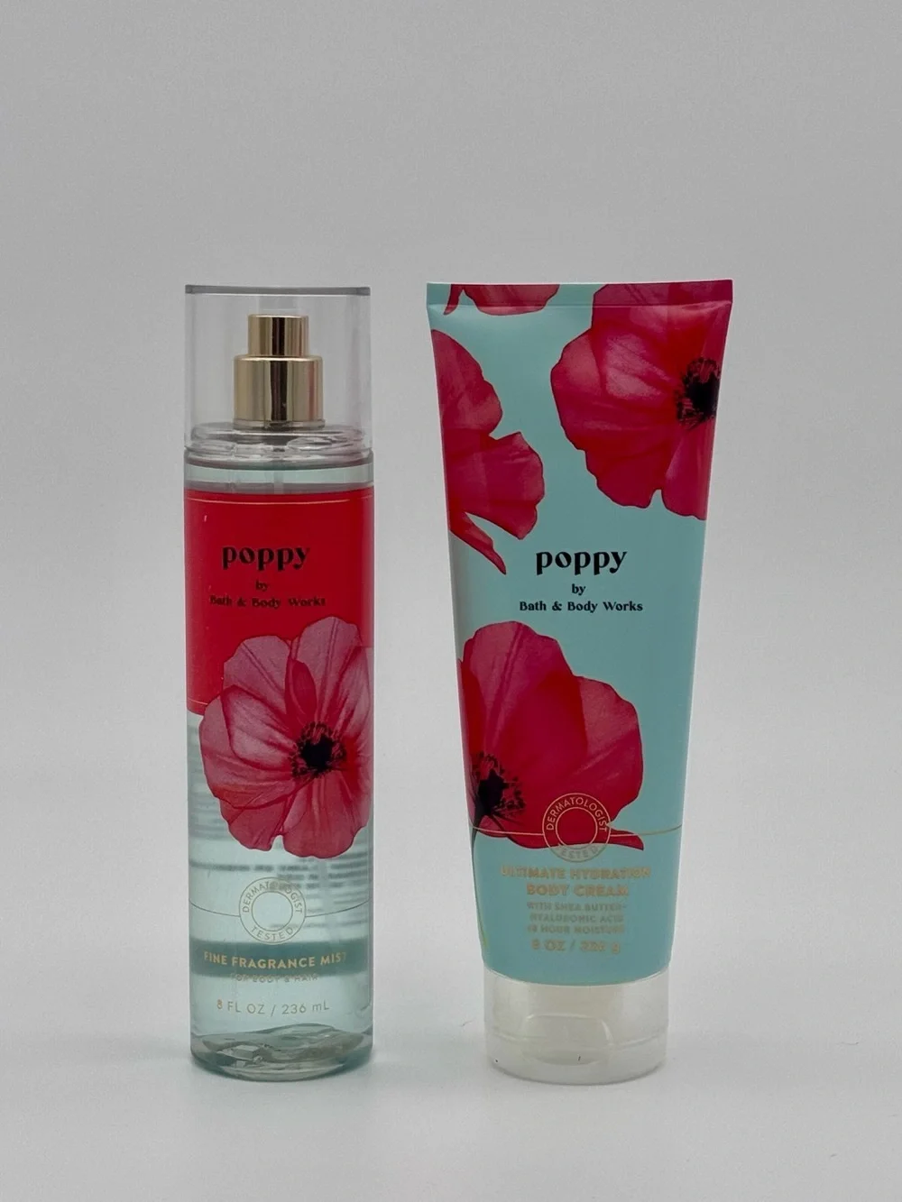 Bath and Body Works Poppy Floral Body Care Set NWT